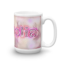 Load image into Gallery viewer, Magnolia Mug Innocuous Tenderness 15oz left view