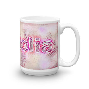 Magnolia Mug Innocuous Tenderness 15oz left view