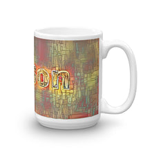 Load image into Gallery viewer, Jaxson Mug Transdimensional Caveman 15oz left view