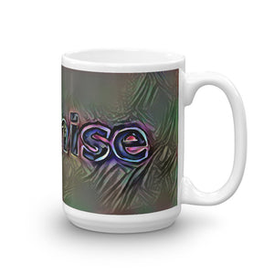 Promise Mug Dark Rainbow 15oz left view