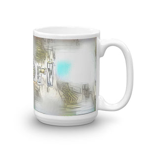 Pearl Mug Victorian Fission 15oz left view