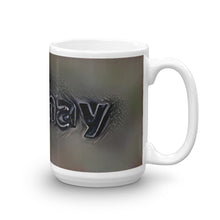 Load image into Gallery viewer, Akshay Mug Charcoal Pier 15oz left view