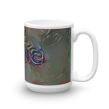 Load image into Gallery viewer, Kellie Mug Dark Rainbow 15oz left view