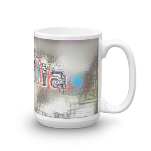 Cecilia Mug Ink City Dream 15oz left view