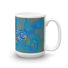 Load image into Gallery viewer, Paige Mug Night Surfing 15oz left view