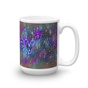 Adley Mug Wounded Pluviophile 15oz left view