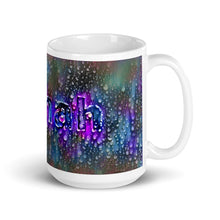 Load image into Gallery viewer, Aishah Mug Wounded Pluviophile 15oz left view