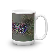 Load image into Gallery viewer, Shelley Mug Dark Rainbow 15oz left view