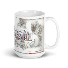 Load image into Gallery viewer, Aishah Mug Frozen City 15oz left view