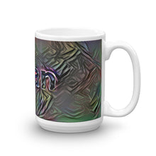 Load image into Gallery viewer, Titan Mug Dark Rainbow 15oz left view