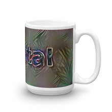 Load image into Gallery viewer, Crystal Mug Dark Rainbow 15oz left view