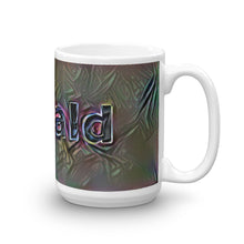 Load image into Gallery viewer, Ronald Mug Dark Rainbow 15oz left view