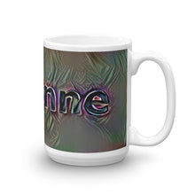 Load image into Gallery viewer, Suzanne Mug Dark Rainbow 15oz left view
