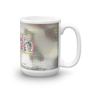 Edith Mug Ink City Dream 15oz left view