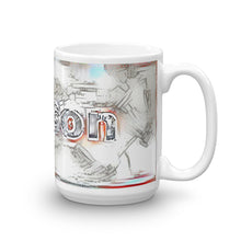 Load image into Gallery viewer, Allyson Mug Frozen City 15oz left view