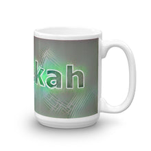 Load image into Gallery viewer, Rebekah Mug Nuclear Lemonade 15oz left view