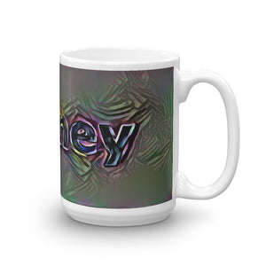 Rodney Mug Dark Rainbow 15oz left view