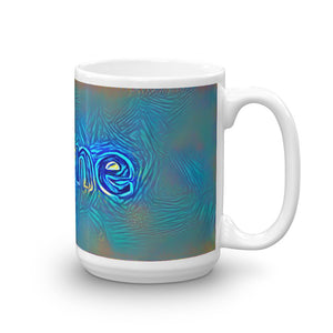 Diane Mug Night Surfing 15oz left view