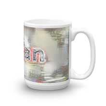 Load image into Gallery viewer, Vivian Mug Ink City Dream 15oz left view