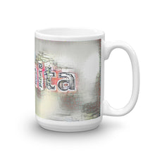 Load image into Gallery viewer, Juanita Mug Ink City Dream 15oz left view