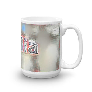 Emilia Mug Ink City Dream 15oz left view