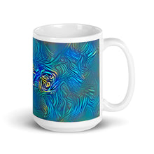 Load image into Gallery viewer, Aliza Mug Night Surfing 15oz left view