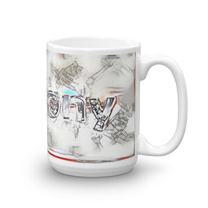 Anthony Mug Frozen City 15oz left view