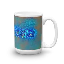 Load image into Gallery viewer, Rebecca Mug Night Surfing 15oz left view