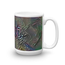 Load image into Gallery viewer, Levi Mug Dark Rainbow 15oz left view