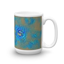 Load image into Gallery viewer, Chris Mug Night Surfing 15oz left view