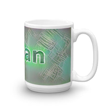 Load image into Gallery viewer, Logan Mug Nuclear Lemonade 15oz left view