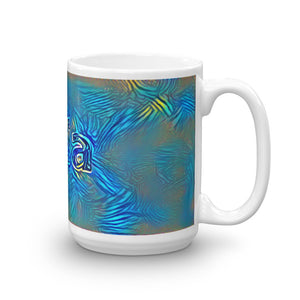 Aria Mug Night Surfing 15oz left view