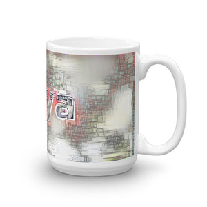 Maya Mug Ink City Dream 15oz left view