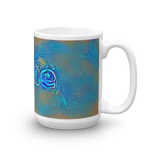 Dixie Mug Night Surfing 15oz left view