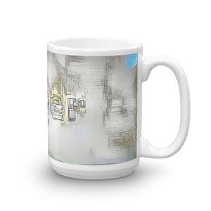 Asher Mug Victorian Fission 15oz left view