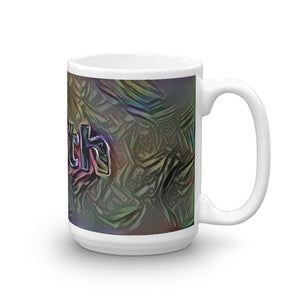 Keith Mug Dark Rainbow 15oz left view