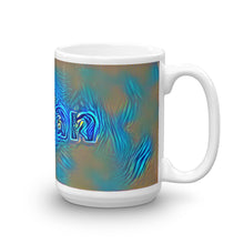 Load image into Gallery viewer, Ethan Mug Night Surfing 15oz left view