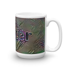 Load image into Gallery viewer, Walter Mug Dark Rainbow 15oz left view