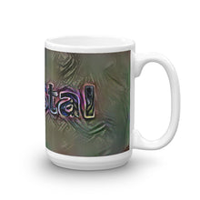 Load image into Gallery viewer, Krystal Mug Dark Rainbow 15oz left view