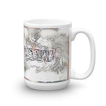 Load image into Gallery viewer, Andrew Mug Frozen City 15oz left view