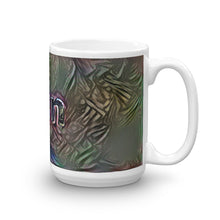 Load image into Gallery viewer, Van Mug Dark Rainbow 15oz left view
