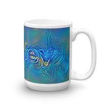 Load image into Gallery viewer, Ainsley Mug Night Surfing 15oz left view