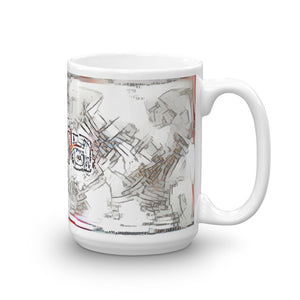 Aria Mug Frozen City 15oz left view