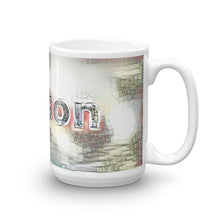Load image into Gallery viewer, Allison Mug Ink City Dream 15oz left view