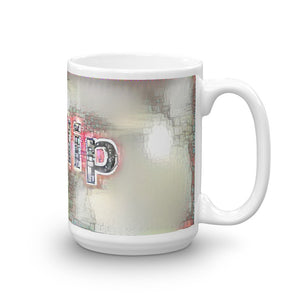 Philip Mug Ink City Dream 15oz left view