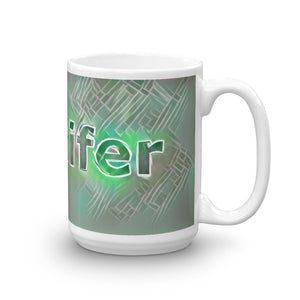 Jennifer Mug Nuclear Lemonade 15oz left view