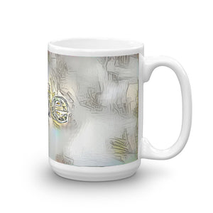 Ellie Mug Victorian Fission 15oz left view