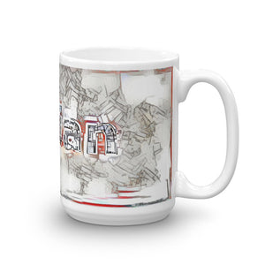 Darian Mug Frozen City 15oz left view