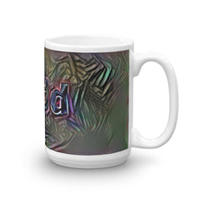 Load image into Gallery viewer, Todd Mug Dark Rainbow 15oz left view