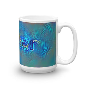 Carter Mug Night Surfing 15oz left view